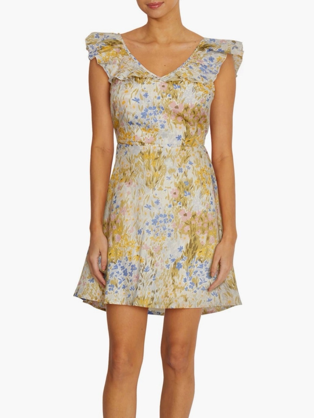 WILDFOX- Floral A-Line Mini Dress NWOT